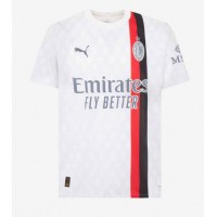 Koszulka piłkarska AC Milan Rafael Leao #10 Strój wyjazdowy 2023-24 tanio Krótki Rękaw